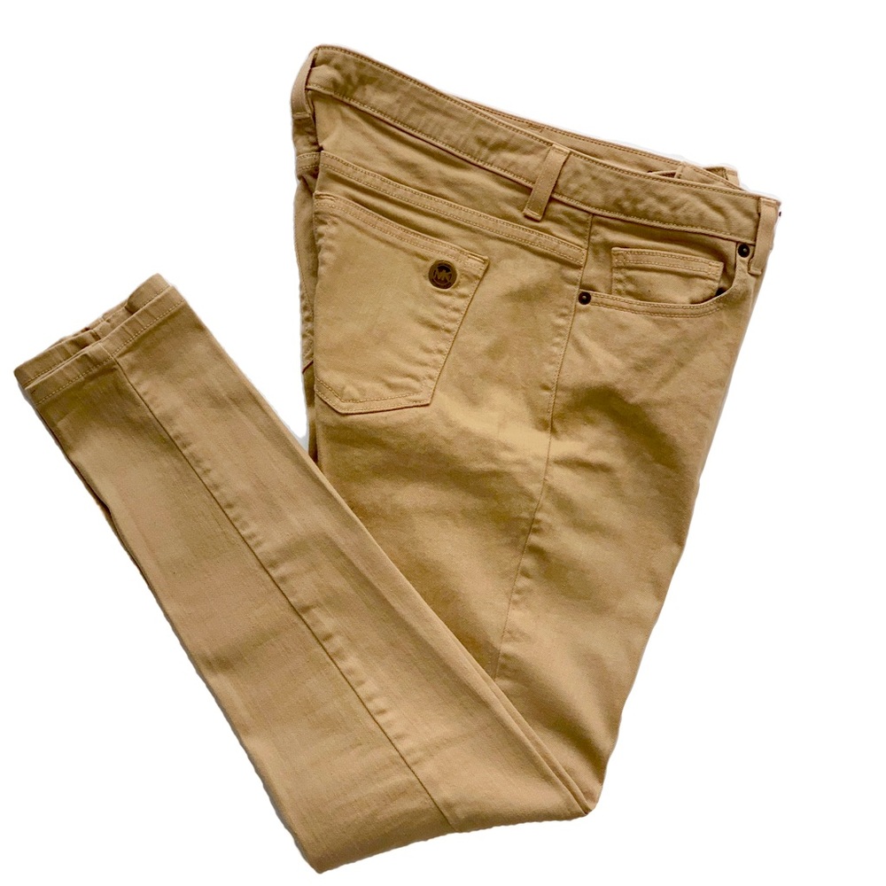 Michael Kors Khaki Skinny Stretch Jeans